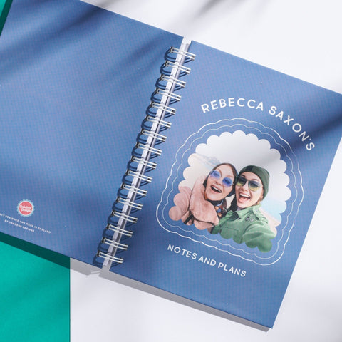 Oakdene Designs Notebooks Personalised Pastel Photo Notebook