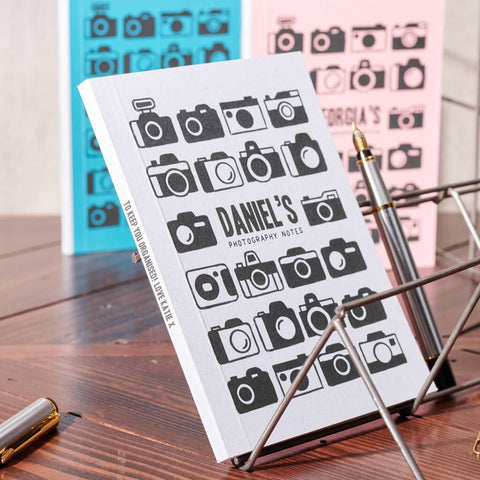 Oakdene Designs Notebooks Personalised Photography Notes Pocket Notebook
