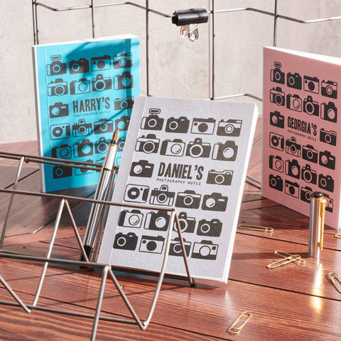Oakdene Designs Notebooks Personalised Photography Notes Pocket Notebook