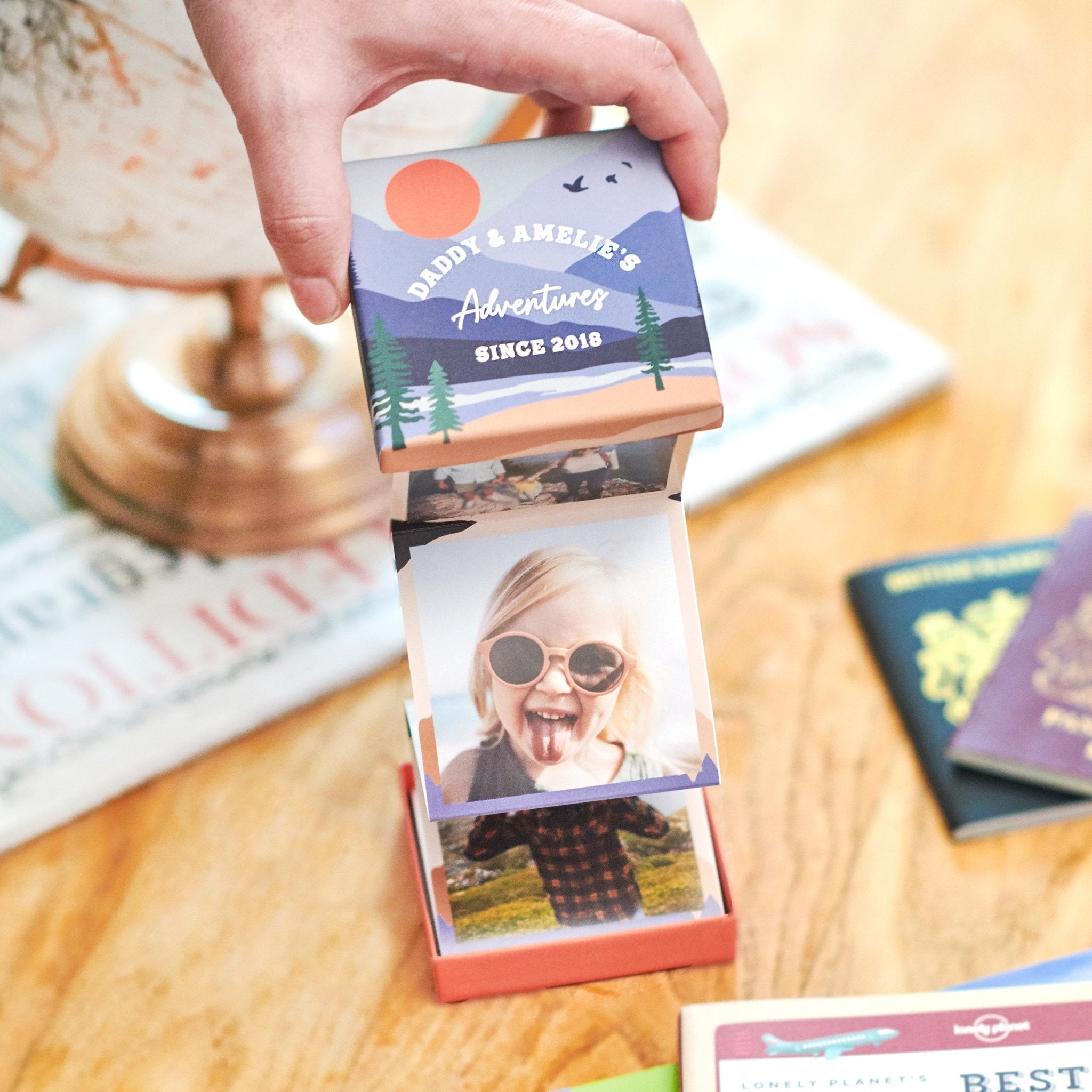 Pop Out Box Examples Personalised Adventure Memories Photo Pop Out Box | oakdenedesigns.com ...