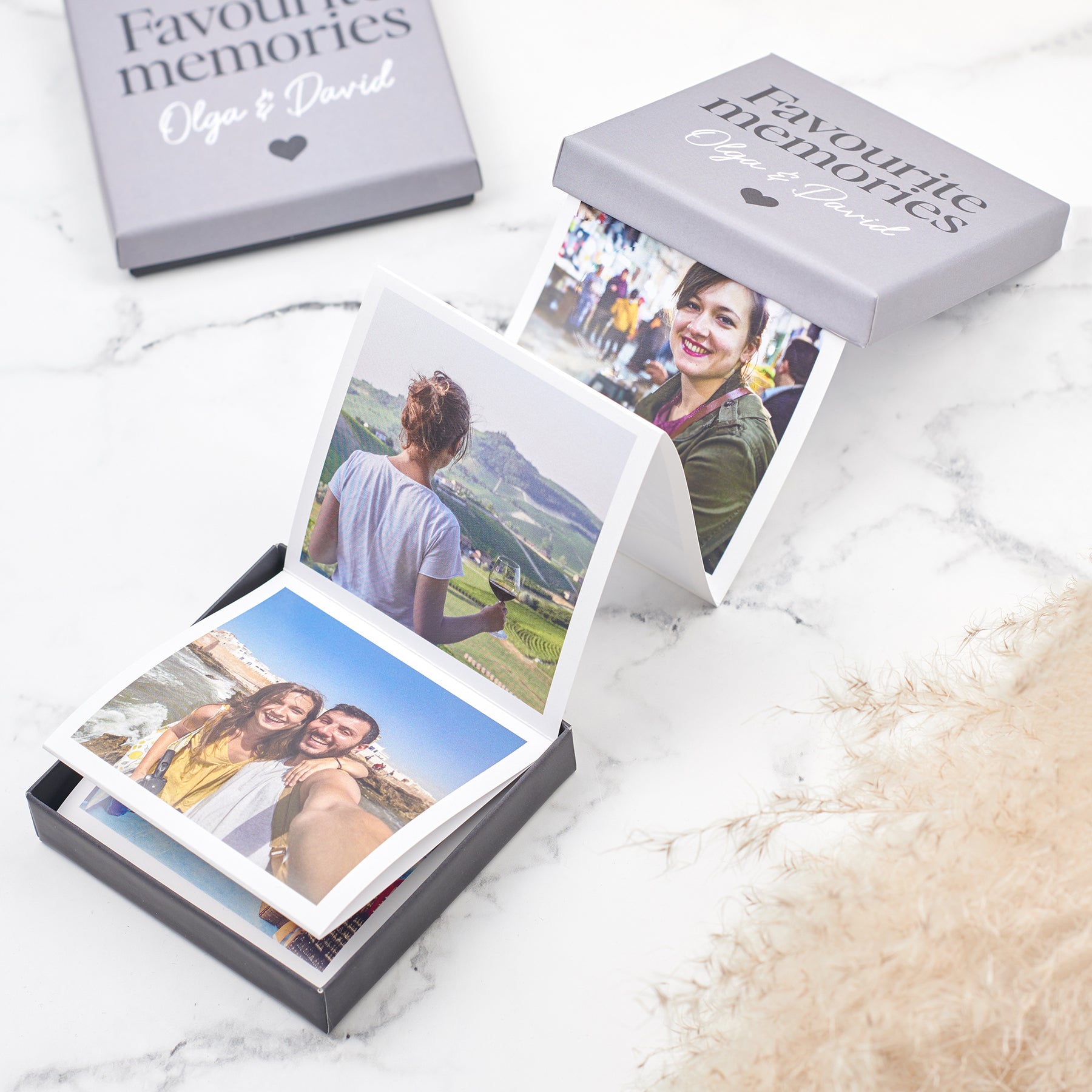 Oakdene Designs Photo Products Personalised Couples Pop Out Photo Box