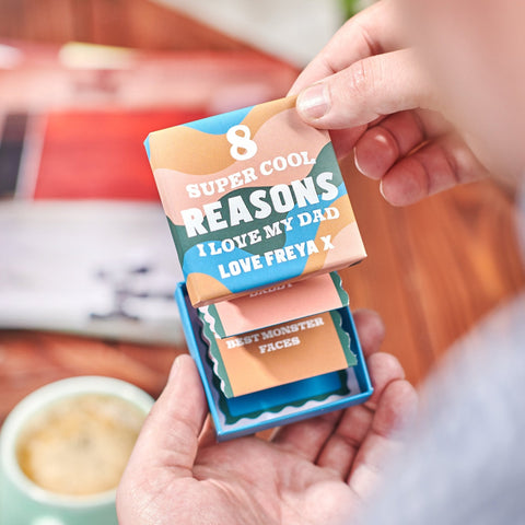 Oakdene Designs Photo Products Personalised 'Reasons I Love You Dad' Pop Out Box