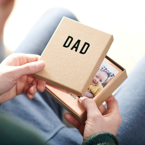 Oakdene Designs Photo Products Personalised Stainless Steel Dad Photo Print