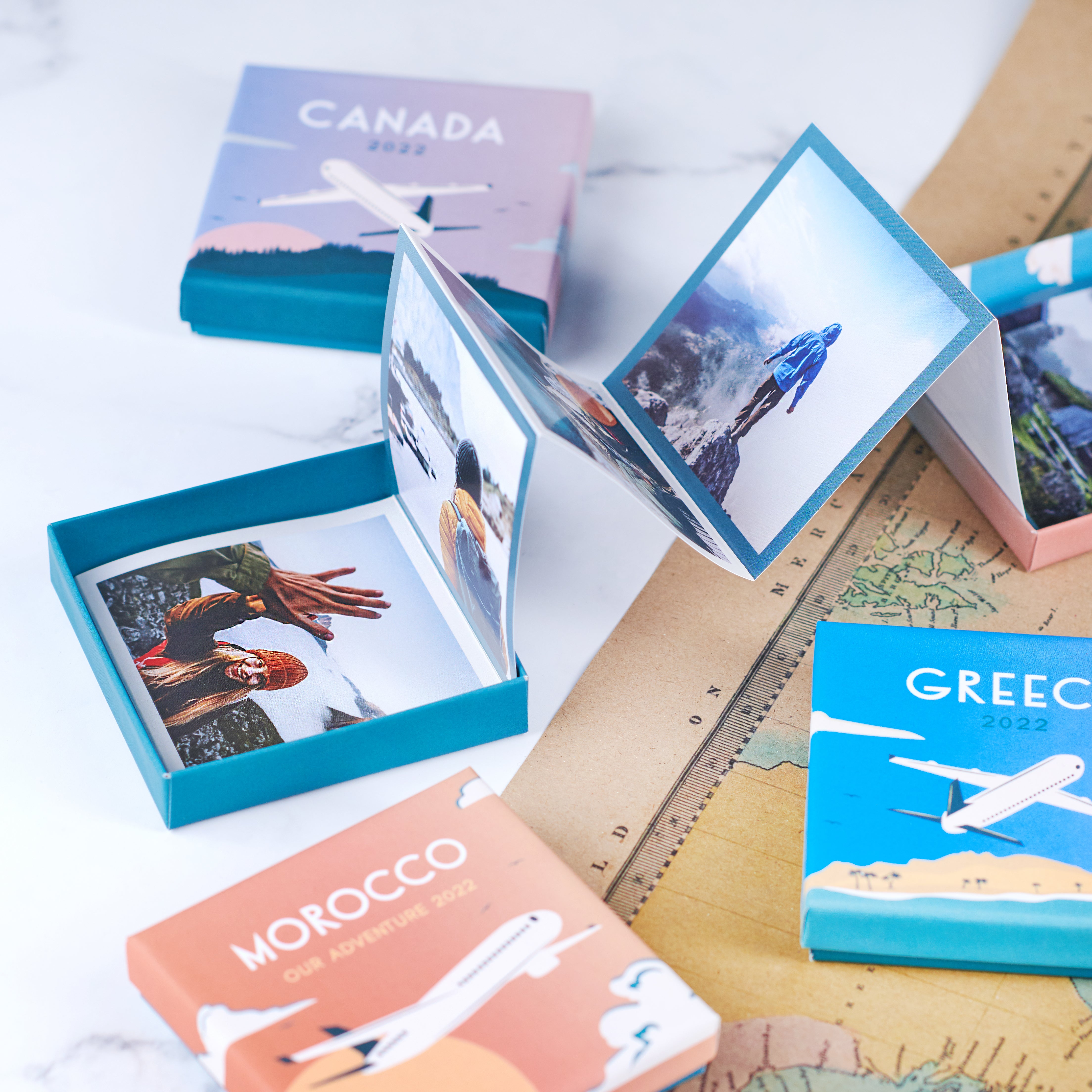 Oakdene Designs Photo Products Personalised Travel Pop Out Photo Box