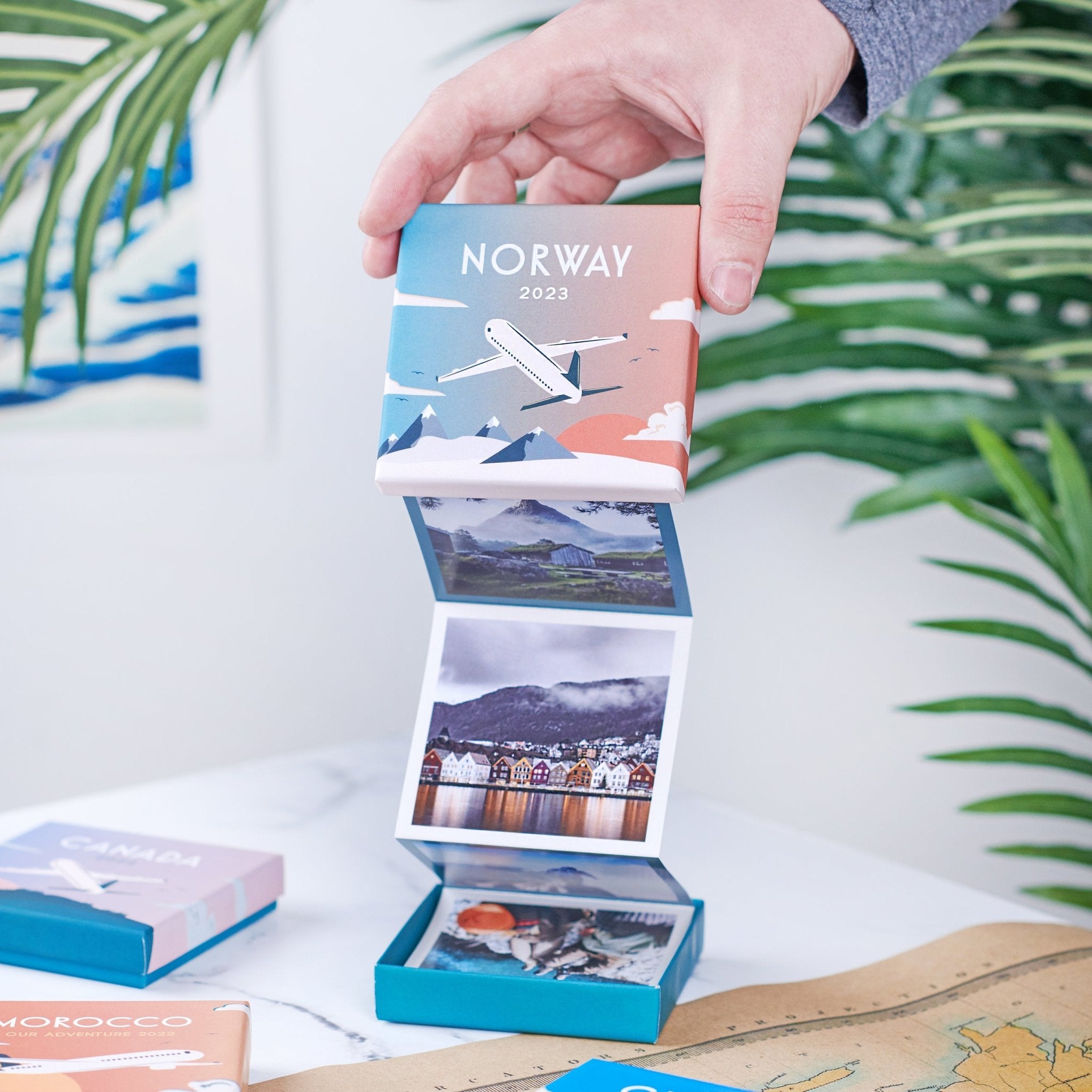 Oakdene Designs Photo Products Personalised Travel Pop Out Photo Box
