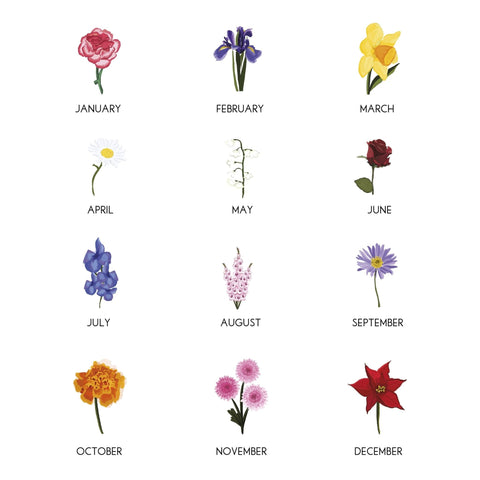 Oakdene Designs Storage Tin Personalised Vintage Style Birth Flower Pocket Tin