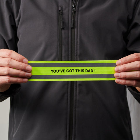 Personalised High Visibility Reflective Cycling Armbands