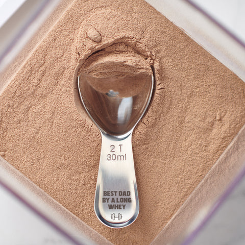 Personalised Metal Dad Protein Scoop