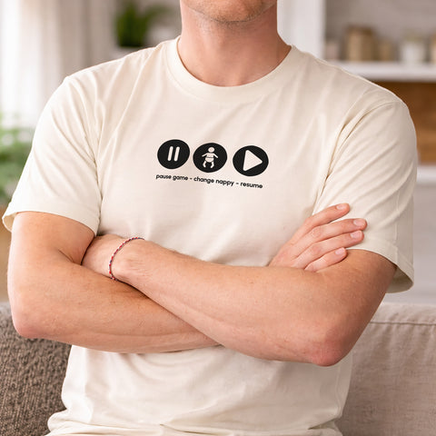 Funny Dad Gamer Cotton T Shirt