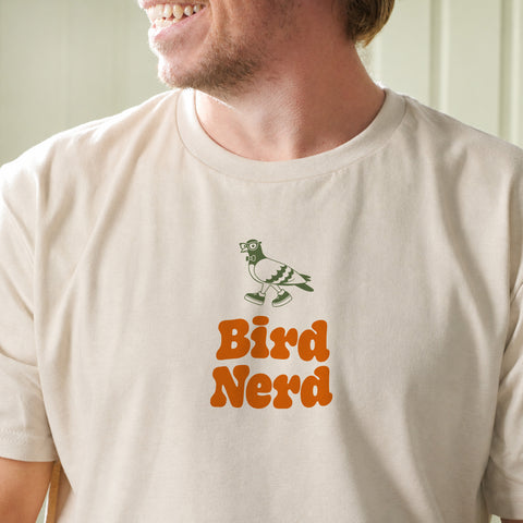 'Bird Nerd' Cotton T-shirt