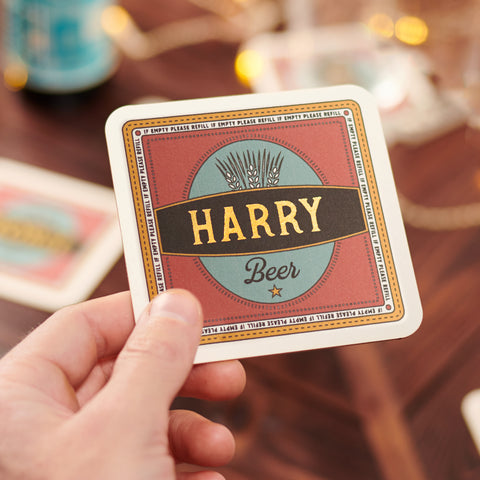 Personalised Modern Style Drinks Bar Runner