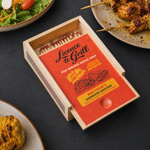 Personalised Wooden BBQ Matches