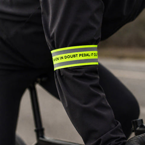 Personalised High Visibility Reflective Cycling Armbands