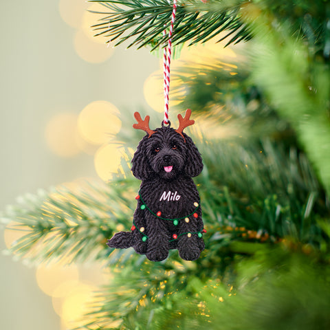 Personalised Cockapoo Christmas Decoration