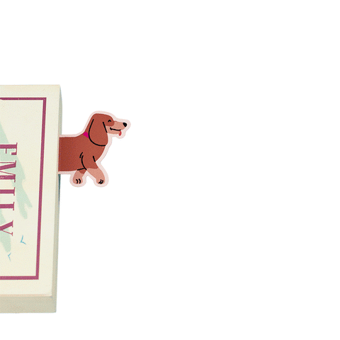 Personalised Metal Sausage Dog Bookmark