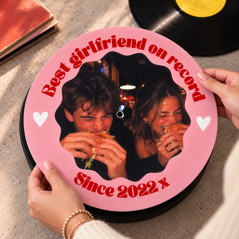Personalised Couples Photo Music Slipmat