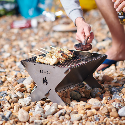 Personalised Couples 11th Steel Anniversary Fire Pit