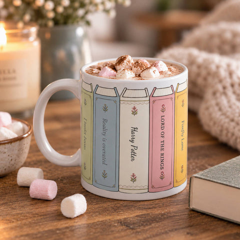 Personalised Favourite Books Mug
