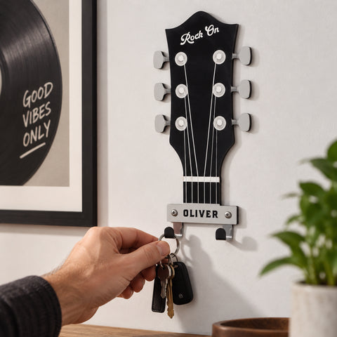Personalised Guitar Headstock Hooks