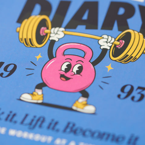 Personalised Gym Workout Log Notebook