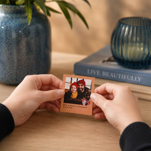Personalised Miniature Brass Photo Print