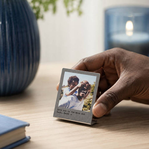 Personalised Miniature Stainless Steel Photo Print