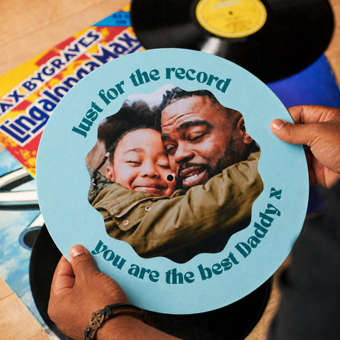 Personalised Photo Record Slipmat