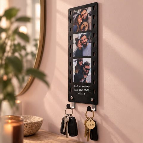 Personalised Photo Reel Key Hook