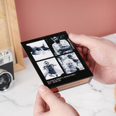 Personalised Retro Photo Booth Metal Print