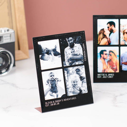 Personalised Retro Photo Booth Metal Print