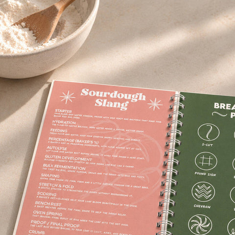 Personalised Sourdough Bread Log Book Notebook