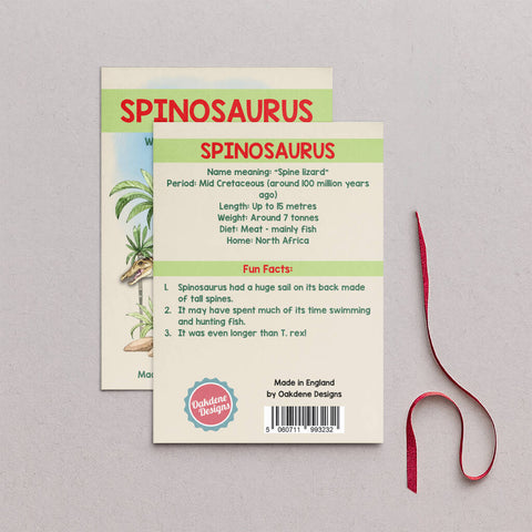 Wooden Spinosaurus Dinosaur Christmas Tree Decoration