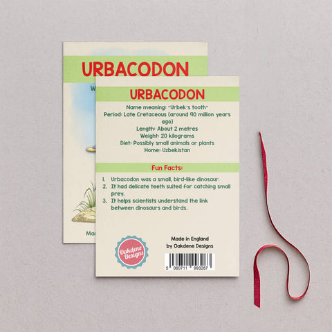 Wooden Urbacodon Dinosaur Christmas Tree Decoration