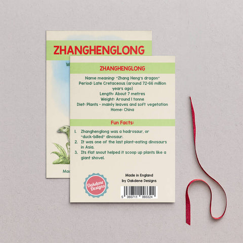 Wooden Zhanghenglong Dinosaur Christmas Tree Decoration