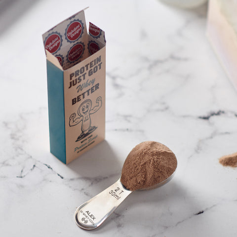 Personalised Metal Protein Scoop