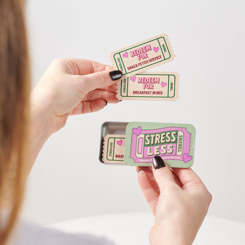 Personalised Couple's Stress Relief Tokens