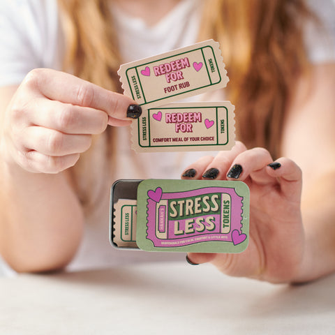 Personalised Couple's Stress Relief Tokens