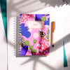 Personalised Abstract Floral Notebook
