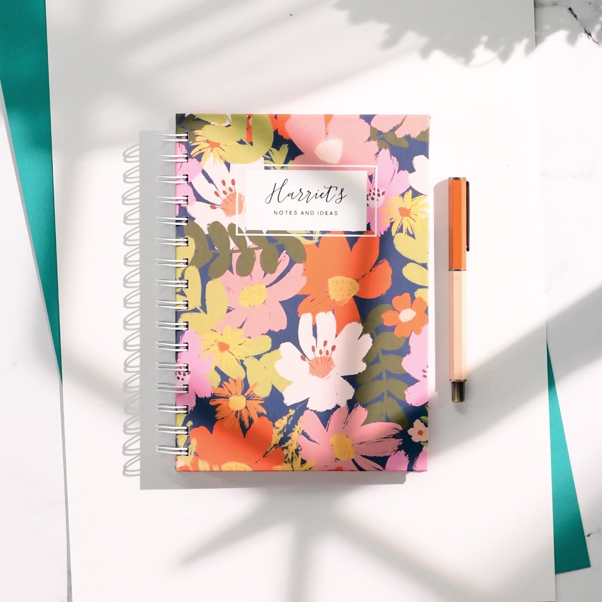 Personalised Bloom Notebook