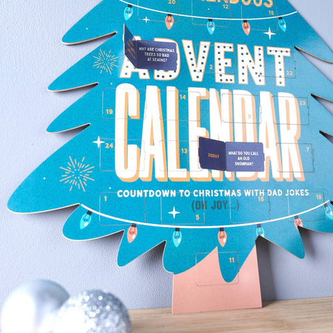 Oakdene Designs Advent Calendar Personalised Funny Dad Joke Advent Calendar
