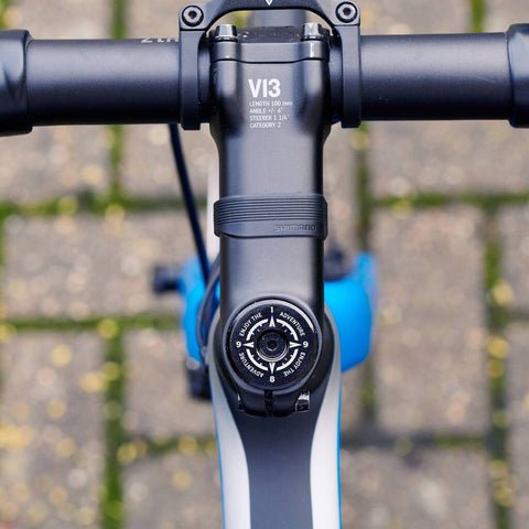 Oakdene Designs Biking Accessories Personalised Date Bike Headset Cap For Cyclists