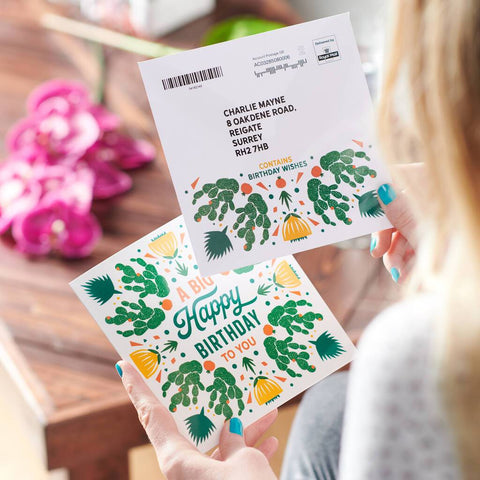 Oakdene Designs Cards 'A Big Happy Birthday' Greetings Card Sent Direct