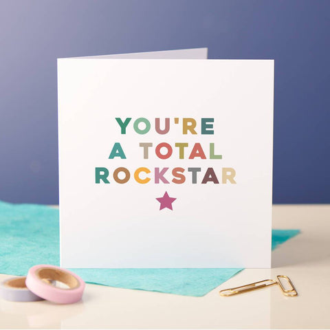 Oakdene Designs Cards Colourful You're A Rockstar Card