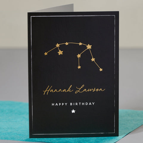 Oakdene Designs Cards Constellation Birthday Card