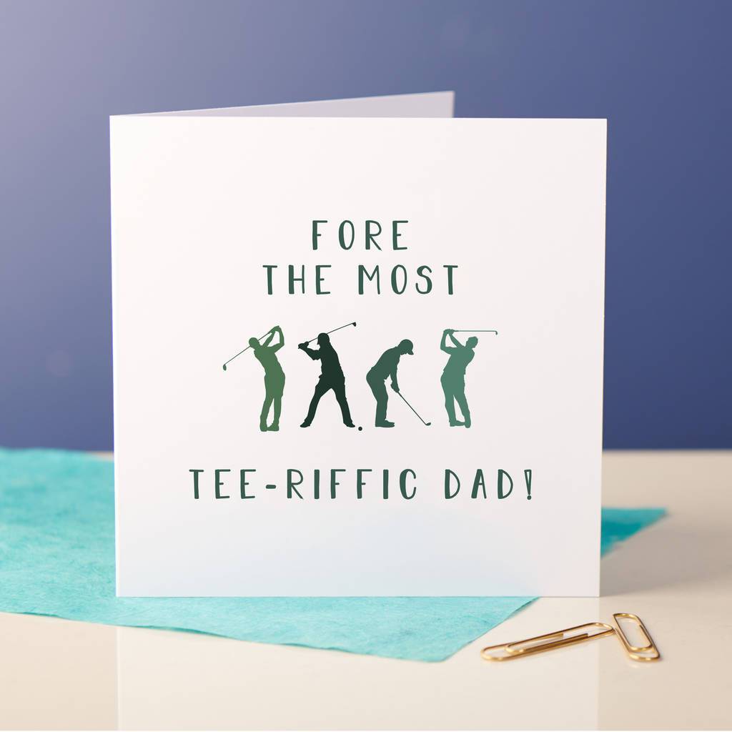 Oakdene Designs Cards Funny Golf Dad Card