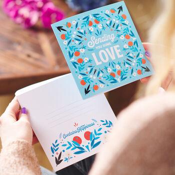 Oakdene Designs Cards 'Sending You Some Love' Greetings Card Sent Direct