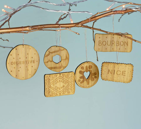 Bamboo Biscuit Decorations - Oakdene Designs