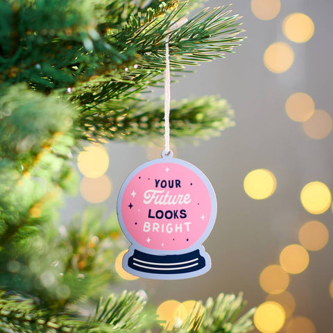Oakdene Designs Christmas Decorations Magical Crystal Ball Christmas Hanging Decoration