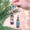 Oakdene Designs Christmas Decorations Personalised Beer Bottle Decoration