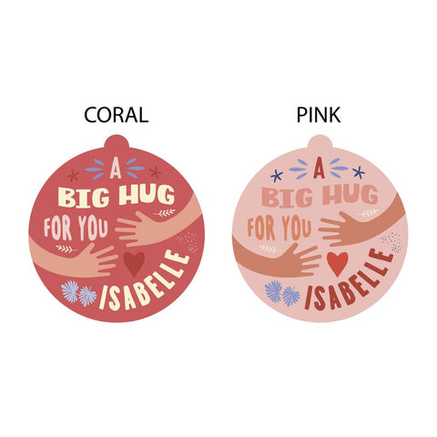 Oakdene Designs Christmas Decorations Personalised 'Big Hug' Christmas Bauble